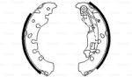 Bosch 0 986 487 702 Set saboti frana