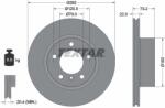 TEXTAR 92132805 PRO+ Disc frana