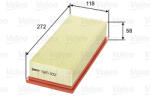 VALEO 585102 Filtru aer