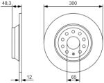 Bosch 0 986 479 A84 Disc frana
