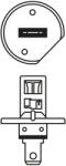 Bosch 1 987 302 801 ECO WS Bec far faza lunga