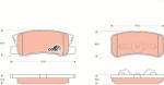 TRW GDB3247 COTEC set placute frana disc