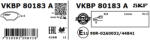 SKF VKBP 80183 A set placute frana disc