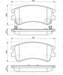 Bosch 0 986 494 079 set placute frana disc