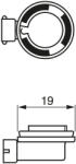 Bosch 1 987 302 081 Pure Light WS Bec far faza lunga