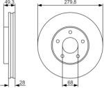 Bosch 0 986 479 R90 Disc frana