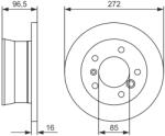 Bosch 0 986 479 B33 Disc frana