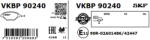 SKF VKBP 90240 set placute frana disc