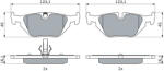 Bosch 0 986 424 484 set placute frana disc