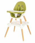 New Baby Grace verde Scaun de masa bebelusi, inaltator