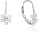 MOISS Varázslatos ezüst fülbevalók Virágok E0000151