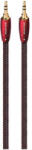 AudioQuest Cablu audio Audioquest Golden Gate, Jack 3.5 mm Male - Jack 3.5 mm Male, 0.6m, negru-rosu (GOLDG0.6M)