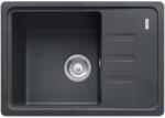Franke Chiuveta bucatarie compozit fragranite Franke UCG 611-62, dreptunghiulara, 1 cuva cu picurator, 62x43.5x20 cm, adancime cuva 20 cm, Stone Grey, 114.0735. 361 (114.0735.361) Chiuveta