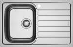 Franke Chiuveta bucatarie inox Franke SKL 611-78/50 DR, dreptunghiulara, 1 cuva si picurator pe partea dreapta, 78x50x15 cm, adancime cuva 15 cm, Inox dekor, 101.0716. 652 (101.0716.652) Chiuveta