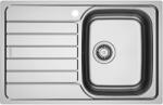 Franke Chiuveta bucatarie inox Franke SKL 611-78/50 ST, dreptunghiulara, 1 cuva si picurator pe partea stanga, 78x50x15 cm, adancime cuva 15 cm, Inox dekor, 101.0716. 655 (101.0716.655) Chiuveta