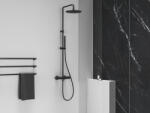 RAVAK Espirit termosztátos zuhanyoszlop szettel ES 091.20BLM, Black Matt