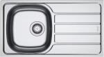 Franke Chiuveta inox Franke SKL 611-78/44 DR, dreptunghiulara, 1 cuva si picurator pe partea dreapta, 78x43.5x15 cm, adancime cuva 15 cm, Inox dekor, 101.0715. 814 (101.0715.814) Chiuveta