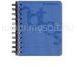DONAU Spirálfüzet A/4 140 lap PP borító kék kockás (DONAU_59725) (DONAU_59725)