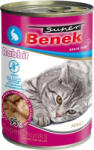 Super Benek Super Benek CAT bucăți fără cereale cu iepure în sos 415g