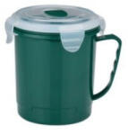  Luna mikrózható bögre fedéllel 700ml - Zöld