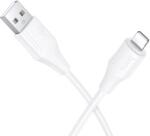  USB A - Lightning Szilikon Kábel Hoco 2, 4A 1 m fehér