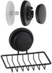 DuraHome 44867 Chaco Tapadókorongos szappantartó, fekete