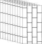 NEXTLY 50 db NEXTLY márványutánzat öntapadós tapéta készlet, vízálló, állítható, erős ragasztó, könnyen felszerelhető, fedőfelület 9 nm, 30x60 cm, 2 mm vastagság P88103 (s50-P88103)