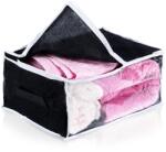 Vilde Mosodazsák, Vilde, 27L, 45x30x20 cm, Poliészter anyag, Cipzáras záródás, Átlátszó ablak, Kényelmes fogantyú, Fekete (569989)