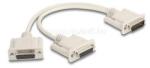 Delock Y osztott kábeles adapter D-Sub 15 tűs apa - 2 x D-Sub 15 tűs anya csavarokkal 30 cm (DL65833) (DL65833)