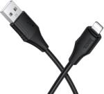  Lightning USB kábel Hoco 2, 4A 1 m szilikon fekete