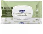 Chicco biológiailag lebomló nedves törlőkendő füllel, alkohol- és szappanmentes, 60 db, 0 hónapos kortól (1205070-7)