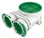  Műanyag szelepfogadó 2x90mm/160mm - mepokerkft