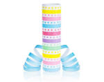 Godan Színes Rainbow Dots szerpentin 4 m (PF-SGPTE)