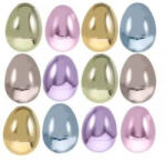  Gyöngyházfényű dekortojás - 4 cm, 12 db-os (072221)