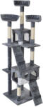 Funfit XXL 5 szintes macska Kaparófa és Játszóház - szürke (1952)