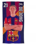  FC Barcelona: Strandtörülköző De Jong, mikroszálas - 100 x 180 cm (120009)