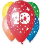 GoDan Színes számos lufi, csillagos 5 darabos - 10 (GS110/10) (GS110/10) (GS110/10)