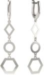 Atcom Jewelry ATCOM Geometriai Ezüst Fülbevaló - 925-ös Ezüst