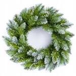  Műhavas adventi koszorú - kicsi, 38 cm (WAM)