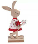 Iris Fa nyuszi figura dekoráció, 18 cm - többféle (65710)