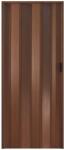 Italbox PVC hajtogatott ajtó, 85x203cm, diófa mix, made in Italy