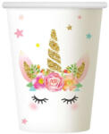 Godan Party Art Egyszarvús Papír Pohár - 6 db, 266 ml (MLG139723)