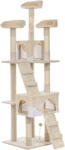 Funfit XXL 5 szintes macska Szórakoztató központ és Kaparófa - bézs