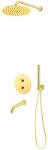 Oltens Set baterie cadă-duș Oltens Katla 34600800, cap de duș Oltens Vindel 37000800, 39100800, 39400800, 39304800, 37102800, 37200800 (36611800)