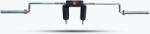 Sveltus Bară olimpică pentru genuflexiuni + 2 cleme Sveltus Safety Squat Bar chrome/black
