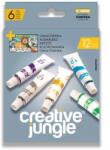 Sakota Creative Jungle 6 darabos tubusos tempera készlet kifestővel (CEA2703A)