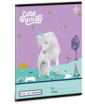Ars Una Füzet kockás ARS UNA A/5 32 lapos 27-32 Cute Animals-Unicorn (53634481) - pepita