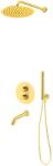 Oltens Set baterie cadă-duș Oltens Katla 34600810, cap de duș Oltens Vindel 37006810, 39100810, 39402810, 39305810, 37106810, 37203800 (36611810)