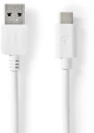 Nedis CCGW61650WT10 USB kábel USB 3.2 Gen 2 (3.1 Gen 2) 1 M USB A USB C Fehér (CCGW61650WT10)