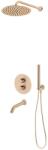 Oltens Set baterie cadă-duș Oltens Katla 34600610, cap de duș Oltens Vindel 37006610, 39100610, 39402610, 39304610, 37102610, 37200610 (36611610)